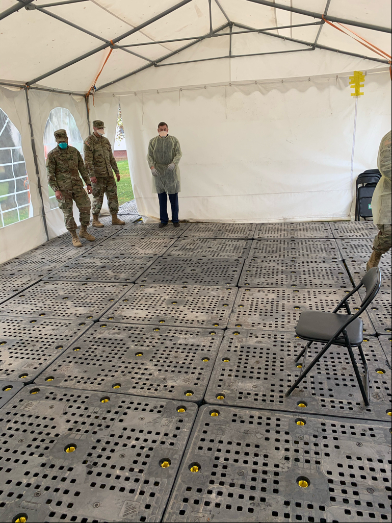 Community comes together to improve COVID test center experience (6431097)